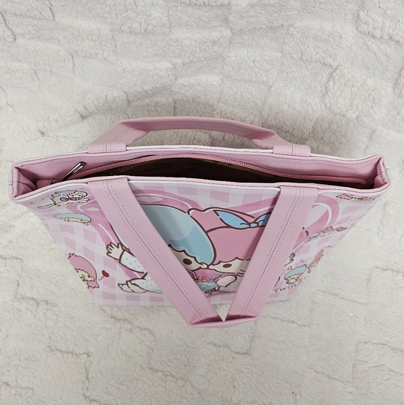 Hello Kitty Little Twin Stars Sanrio Kawaii Handbag Shopping Tote Bag Y2K Cute - Picture 7 of 7